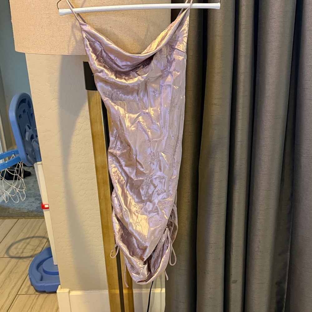 Windsor Lilac Satin Slip Dress